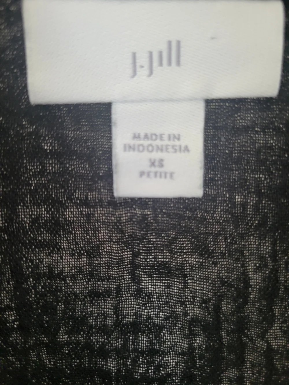 J. Jill 100% Cotton Black Double Gauze Petite XS Button Up - Picture 3 of 6